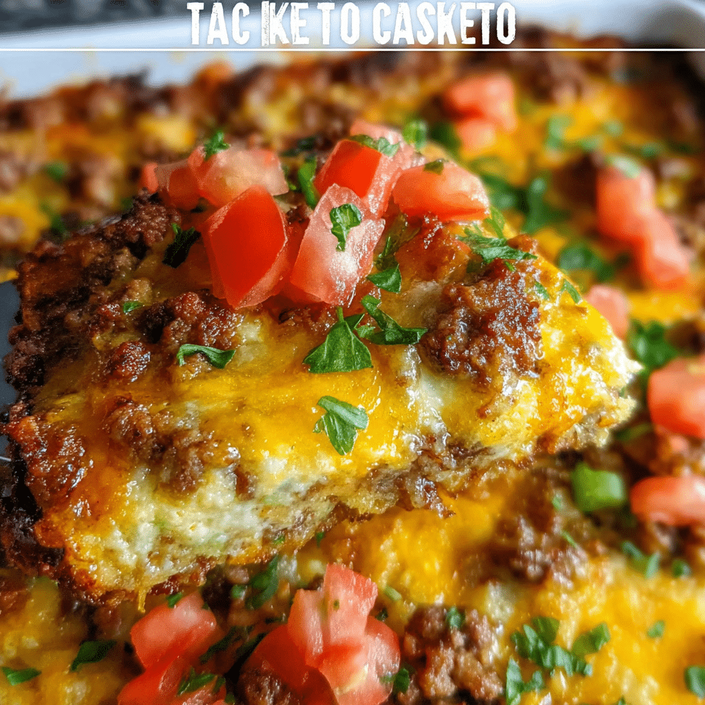 The Best Low Carb Taco Casserole (Easy Keto Comfort Food)