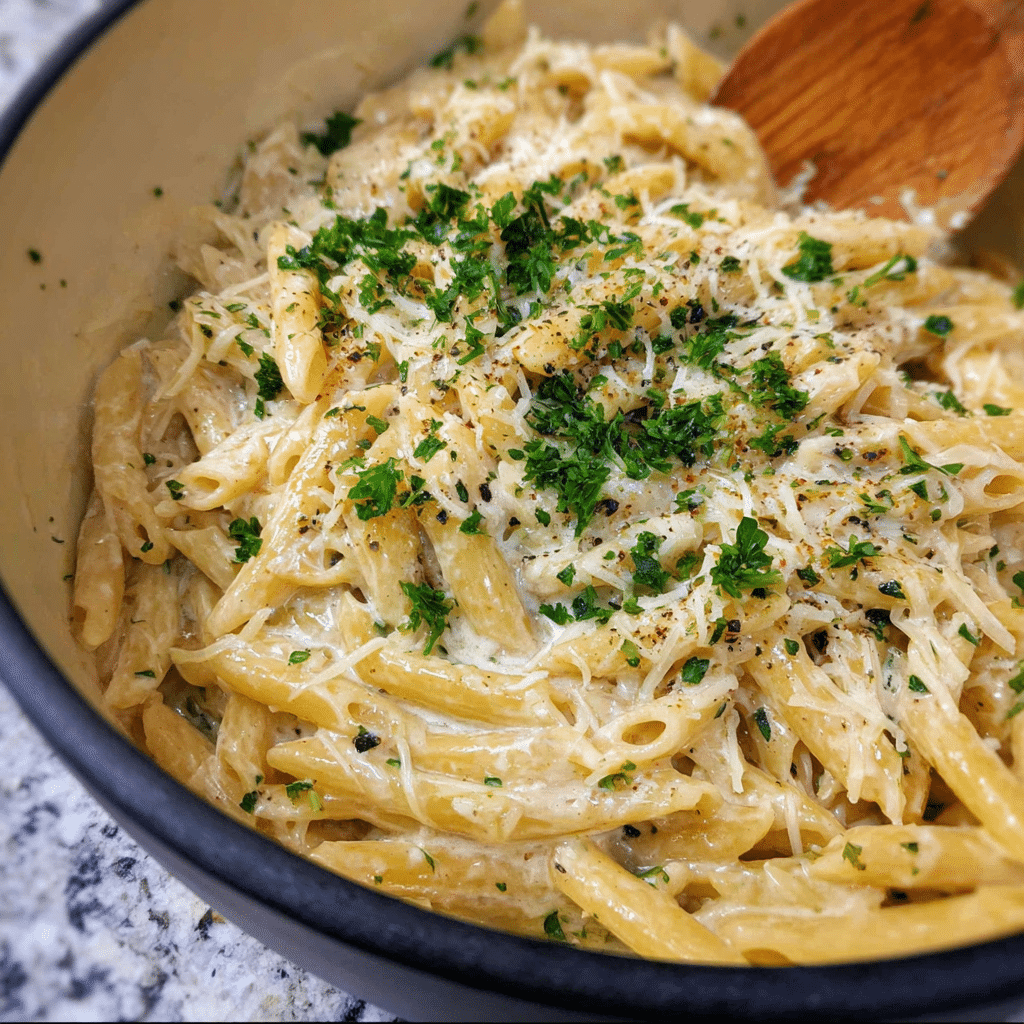 One-Pot Creamy Garlic Parmesan Pasta (Ready in 20 Minutes!)