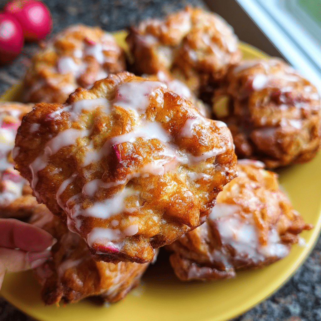 Effortless Apple Fritter Bites - Sweet High-Protein Baked Snack Idea
