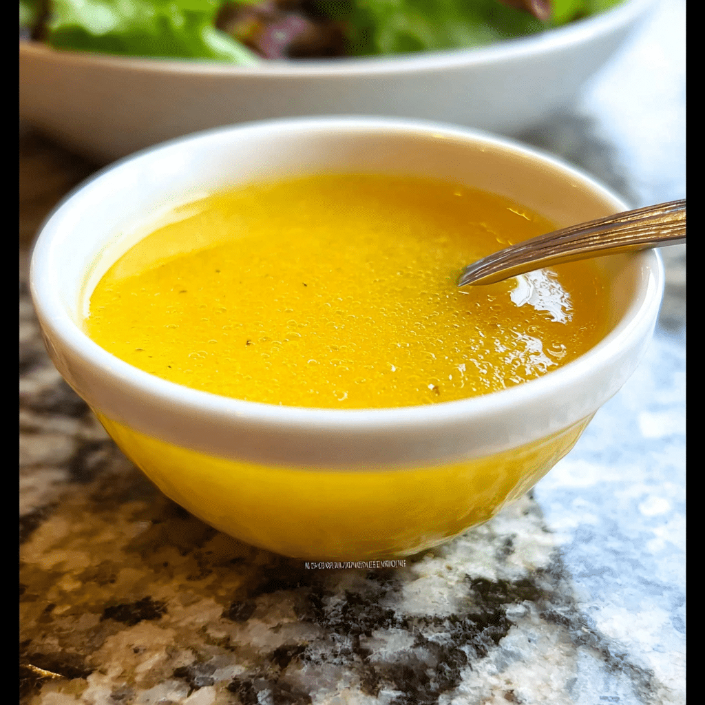 Easy Lemon Vinaigrette Dressing (5-Minute Healthy Homemade Recipe)