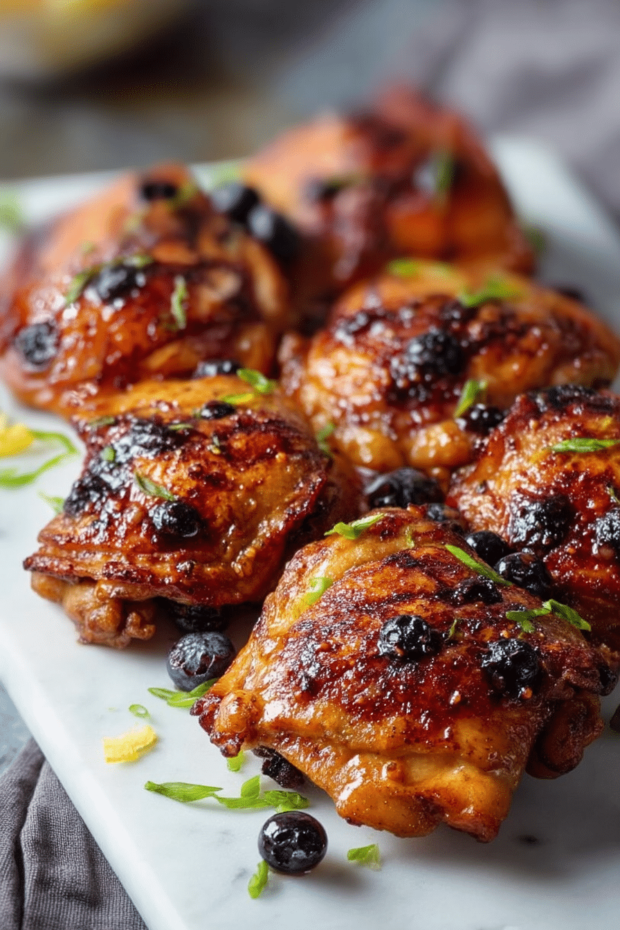 Roasted Miso Chicken Thighs - Easy Weeknight Dinner!