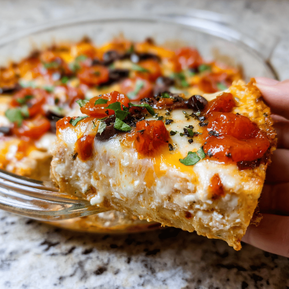 Cottage Cheese Pizza Bowl (Quick & Easy Low Carb Dinner)