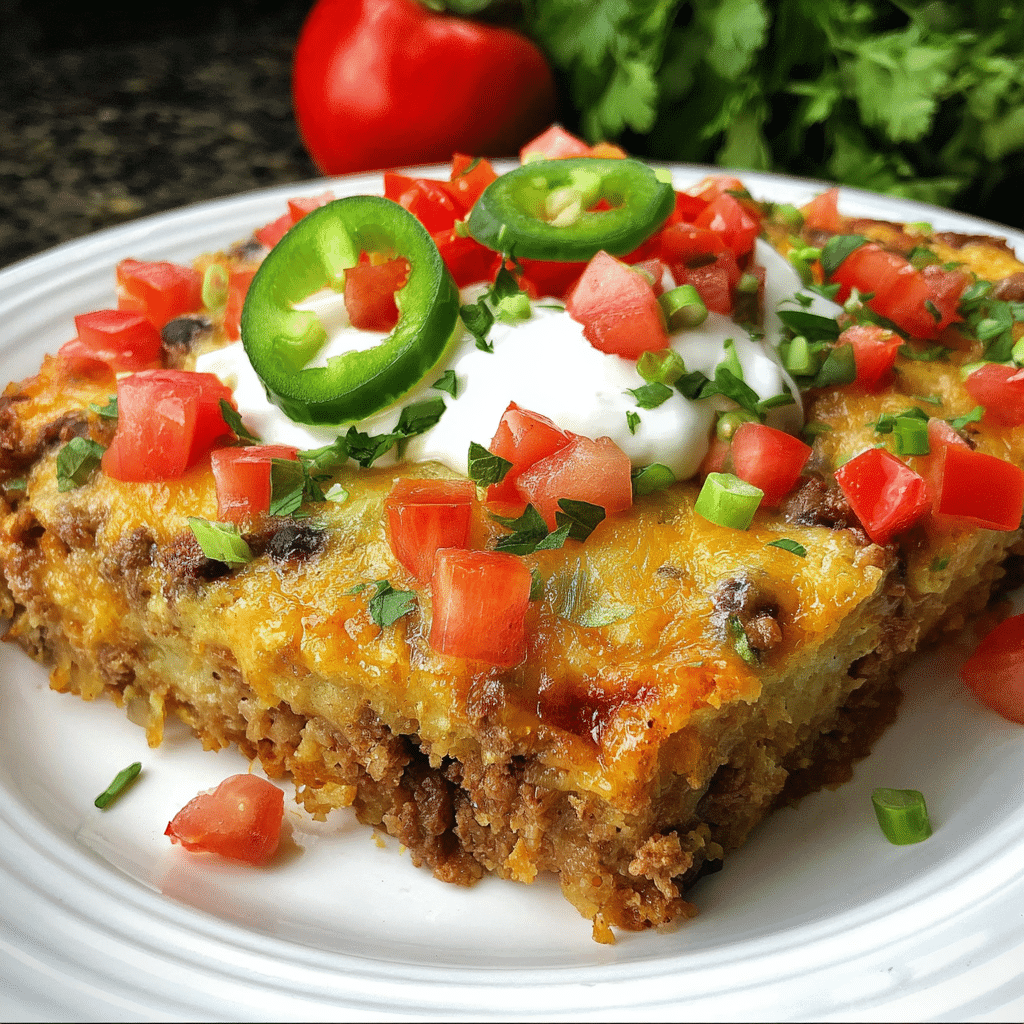 Easy Low Carb Taco Casserole (Keto Friendly 30 Minute Dinner)