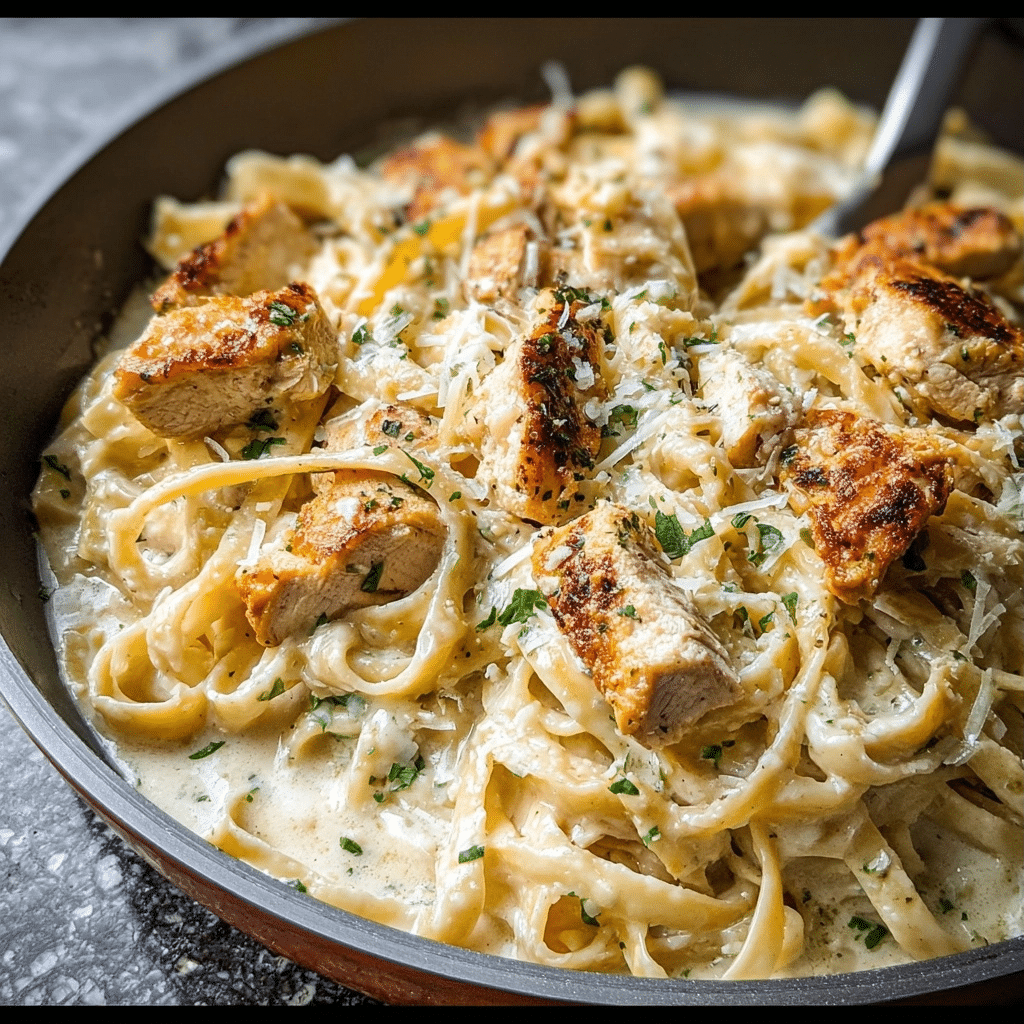 Chicken Fettuccine Alfredo (Easy 30-Minute Weeknight Dinner)
