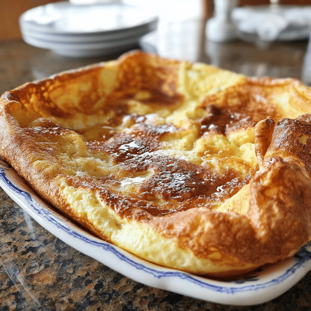 Easy German Pancakes (Fluffy Baked Pancake Breakfast)