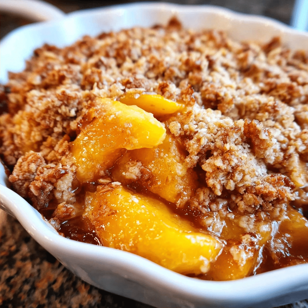 Best Peach Crisp Recipe | Easy Summer Peach Desserts
