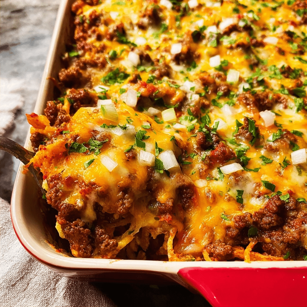 Easy Taco Bake Casserole | Quick Family Dinner Idea