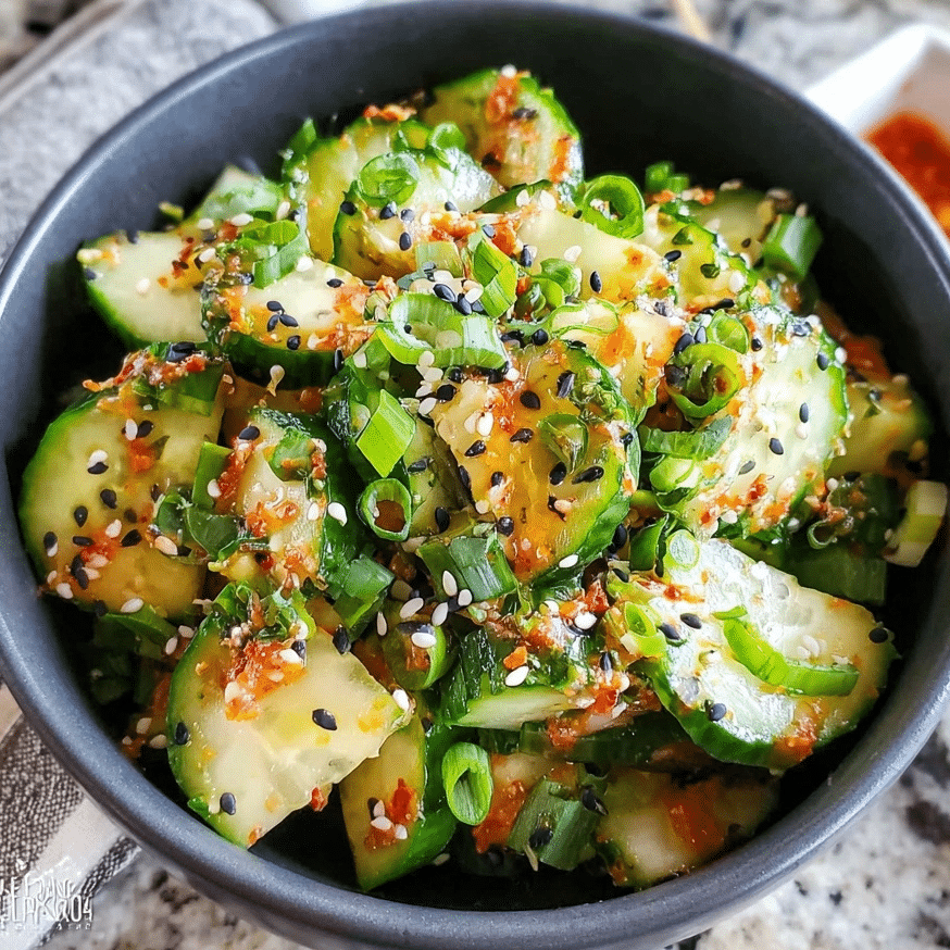 Viral Sushi Cucumber Salad | Easy & Healthy Recipe