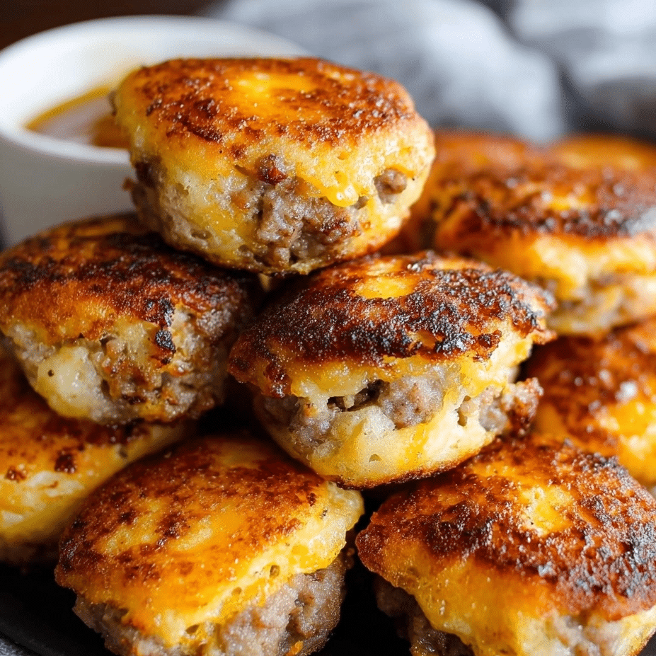 Copycat Mini Sausage McGriddles | Easy Breakfast Meal Prep