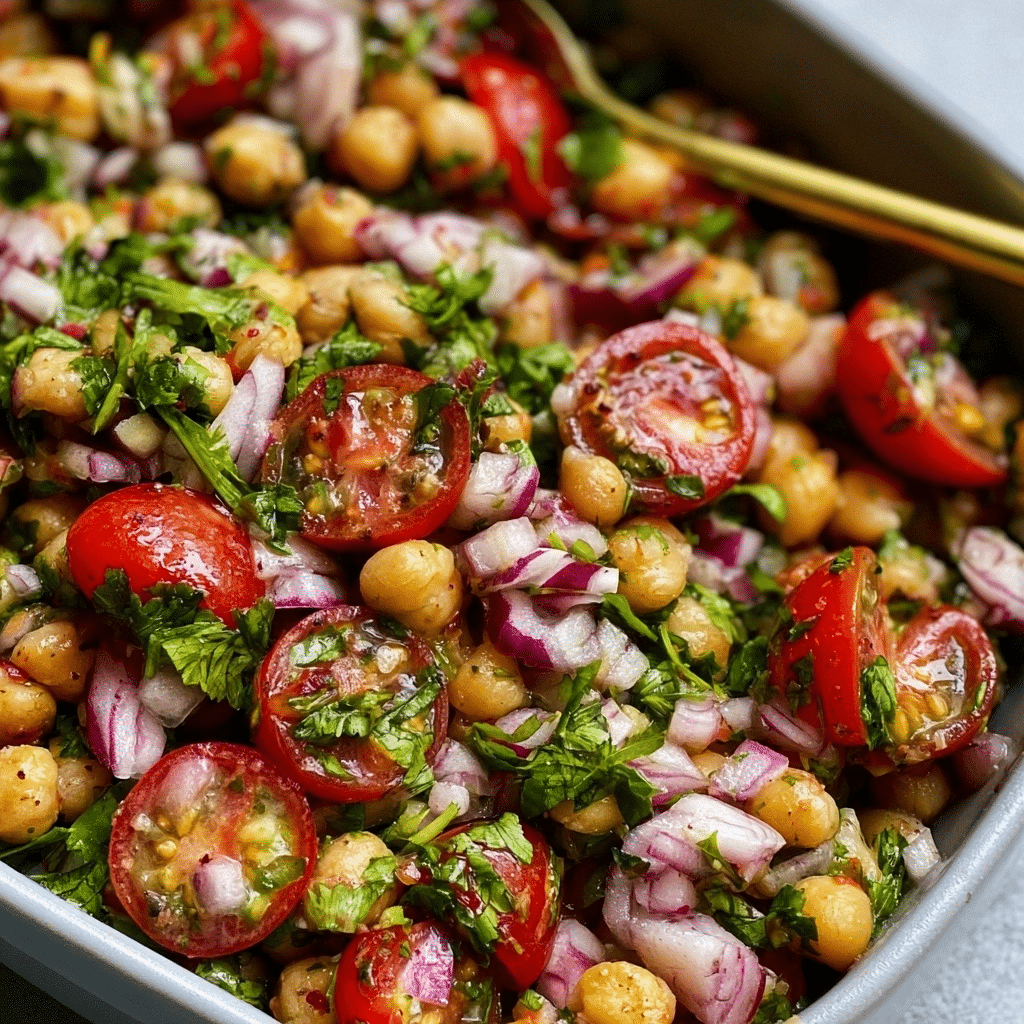 Refreshing Chickpea Salad | Healthy Meal Prep Lunch