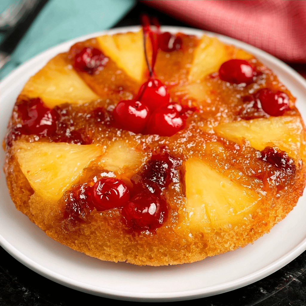 Classic Moist Pineapple Upside-Down Cake | Easy Dessert Recipe