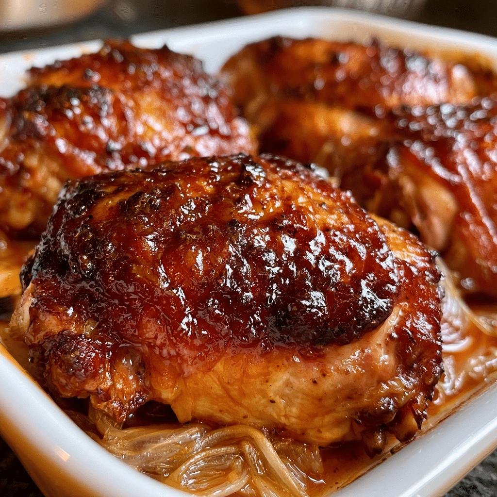 Sticky & Sweet Oven Roasted BBQ Chicken for an Easy Dinner