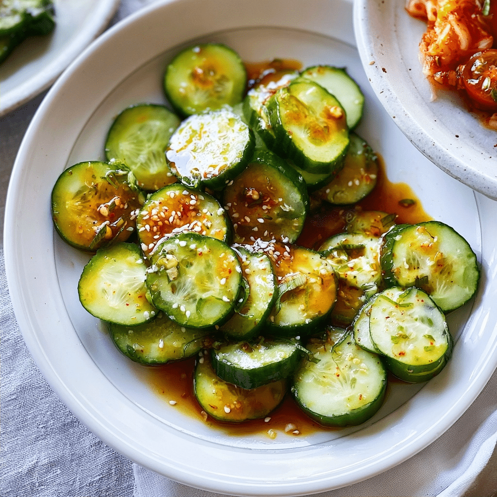 5-Minute Cucumber Salad with Vinegar & Soy Sauce (School Lunch Idea)