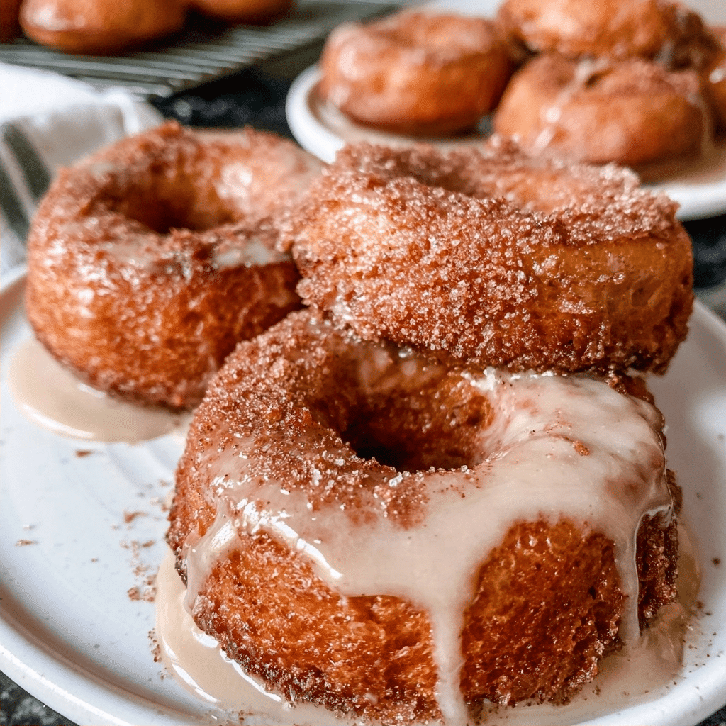 Easy Buttermilk Doughnuts: Cinnamon Sugar & Maple Glaze
