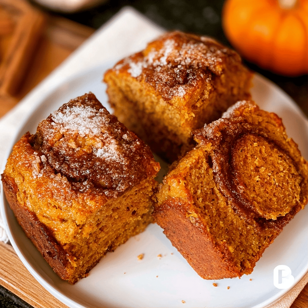 Easy Mini Pumpkin Bread with Cinnamon Swirl | Fall Baking