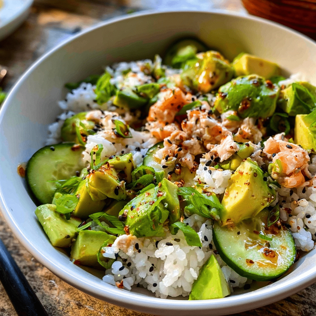 15-Minute California Roll Sushi Bowls (Easy & Healthy)