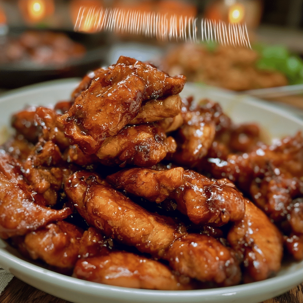 Easy Bourbon Chicken (Better than the food court!)