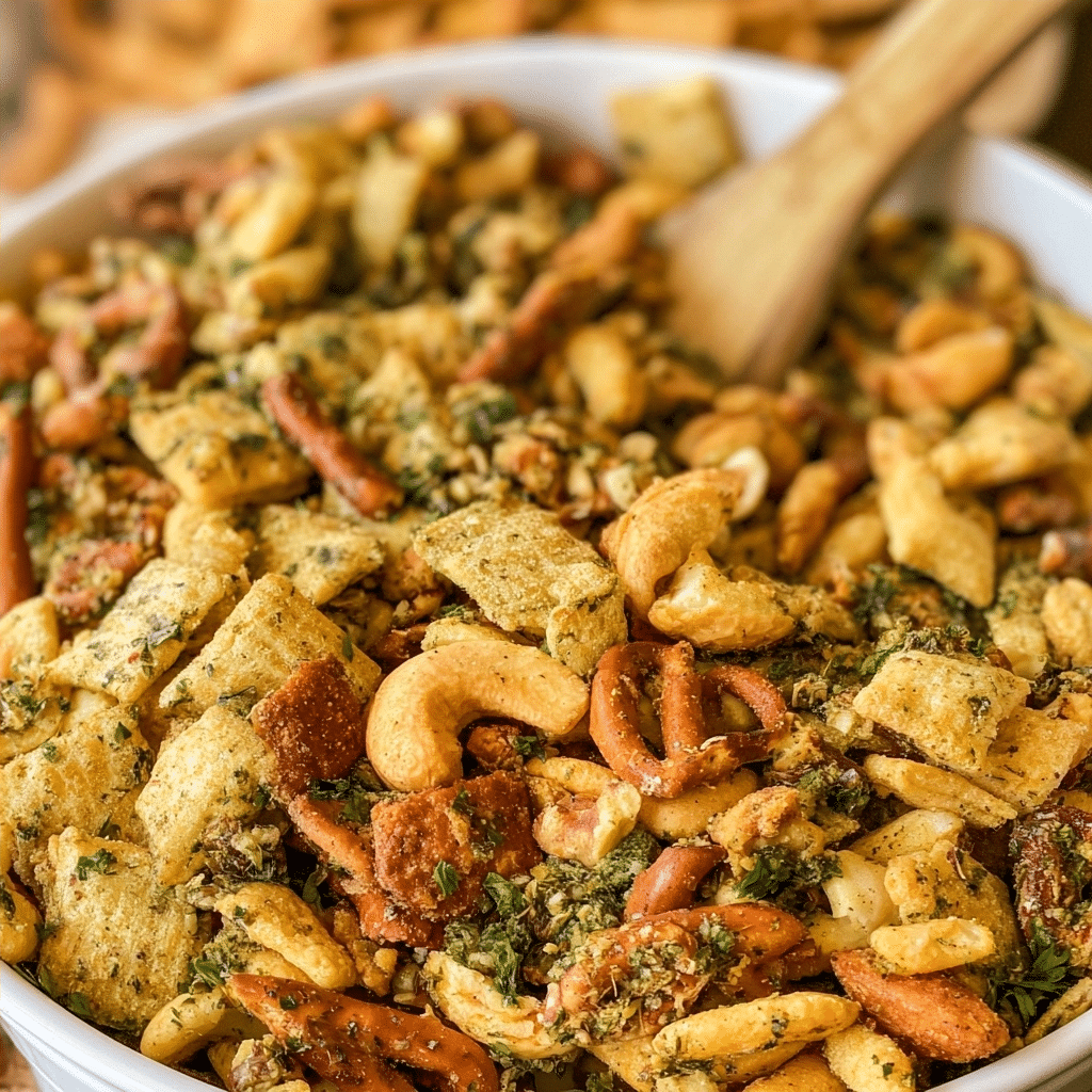 Savory Ranch Trail Mix (Quick Homemade Party Snack Idea)