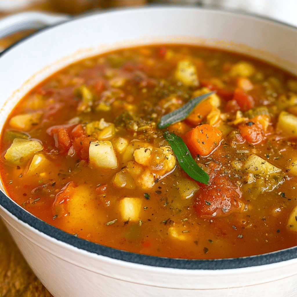 Healthy & Comforting Low Calorie Vegetable Soup