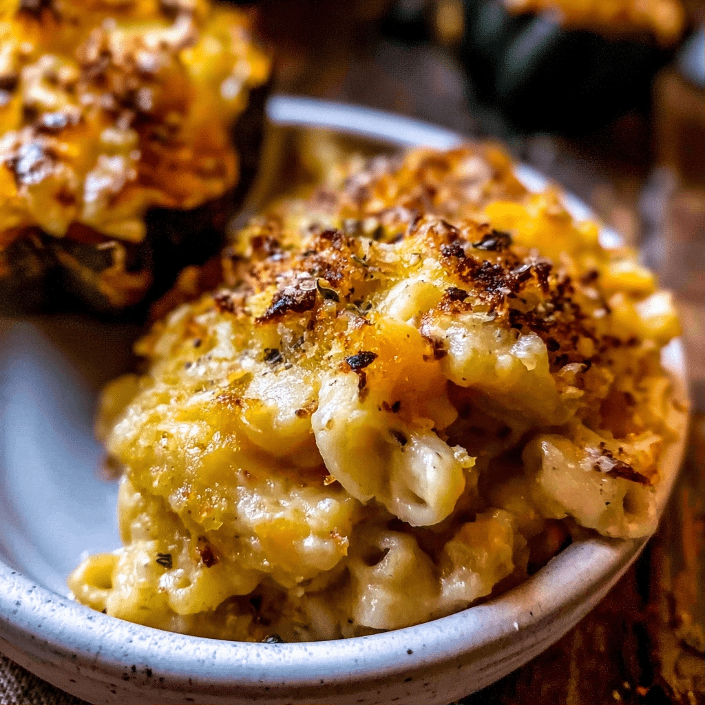 Acorn Squash Baked Mac & Cheese (Fall Dinner)