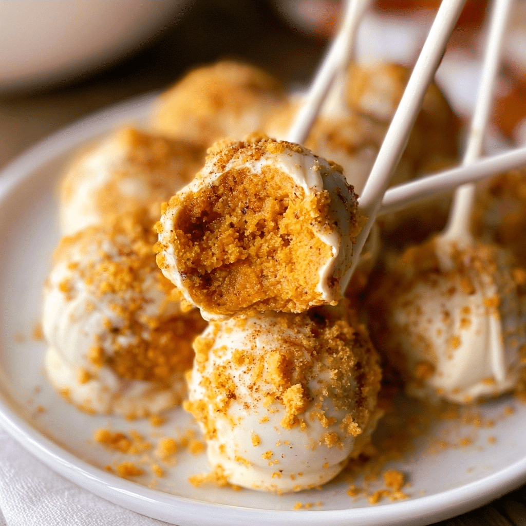 Pumpkin Pie Cake Pops! The Ultimate Fall Treat