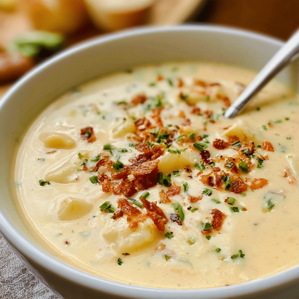 30-Minute Easy Creamy Potato Soup Recipe (Cozy Comfort Food)