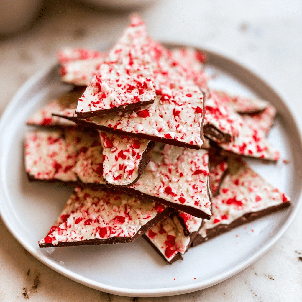 Elevated Salted Peppermint Chocolate Bark | Easy Christmas Candy