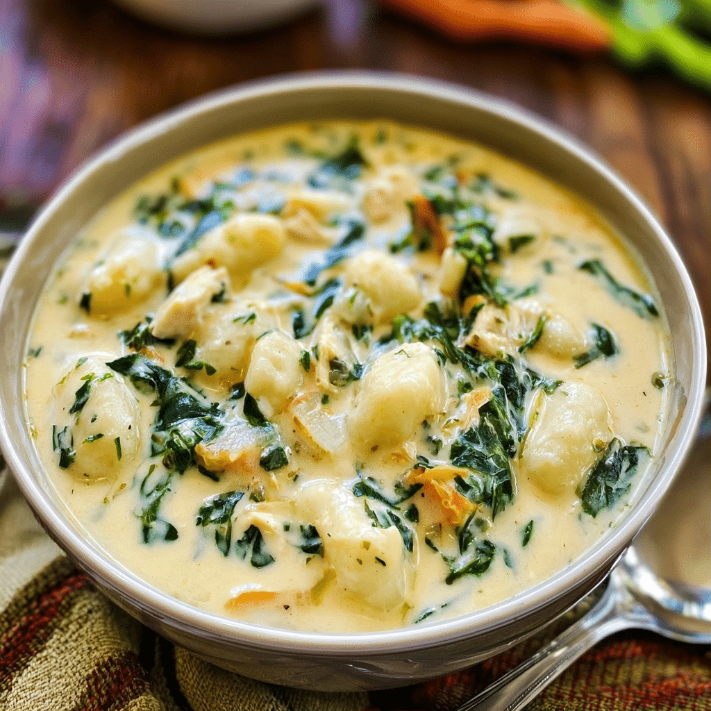 30-Minute Olive Garden Chicken Gnocchi Soup (Easy Copycat Recipe)