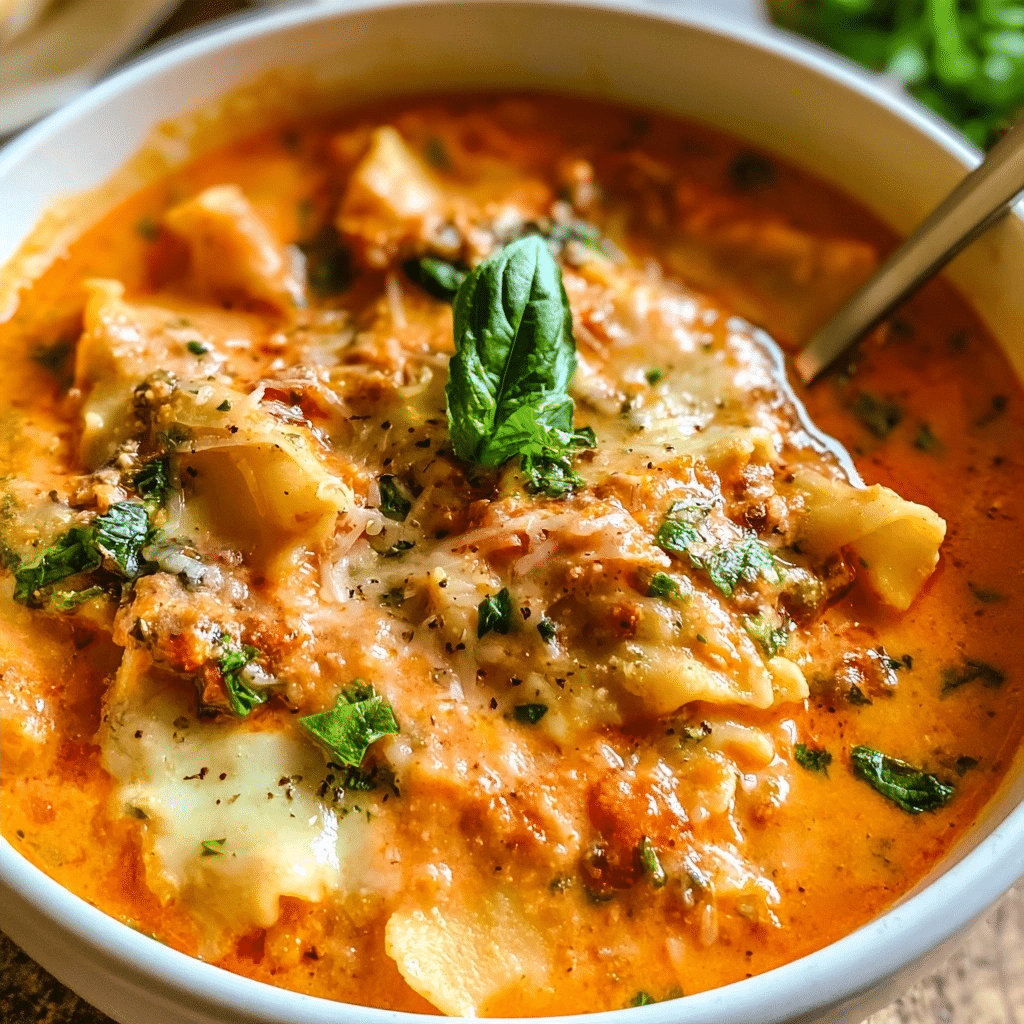 Easy Creamy Lasagna Soup Recipe | Cozy One-Pot Weeknight Dinner