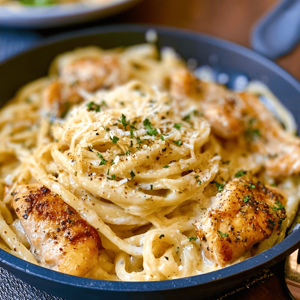 The Best Garlic Parmesan Chicken Pasta | Easy Dinner Idea