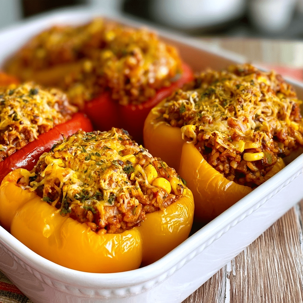 Classic Vegan Stuffed Peppers Recipe | Easy Plant-Based Dinner