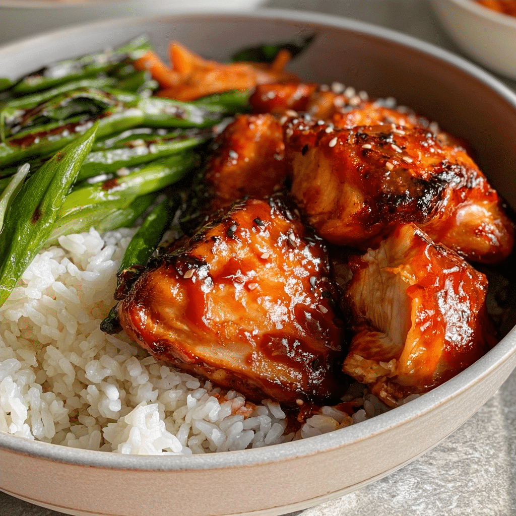 High-Protein Honey Gochujang Chicken | Easy Meal Prep