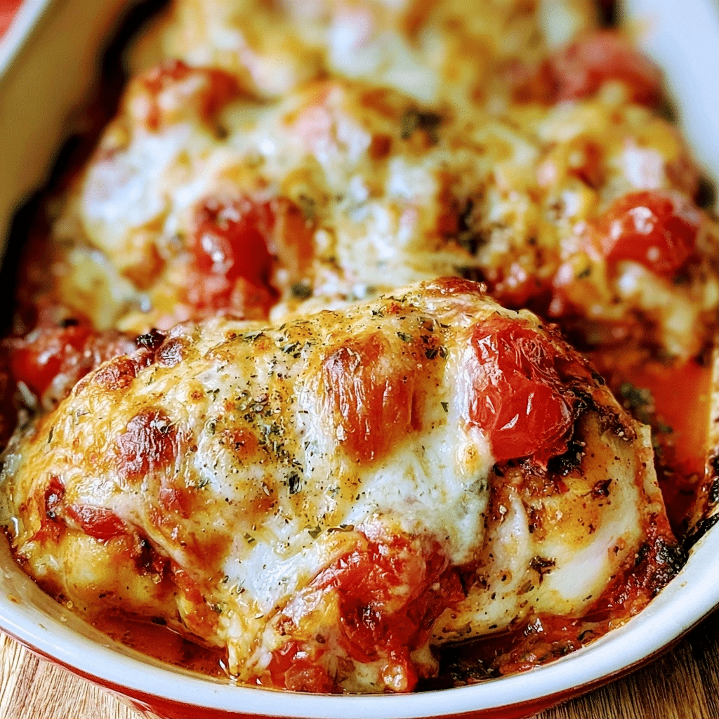 Cheesy Tomato Baked Chicken Breasts: The Ultimate Healthy Weeknight Meal