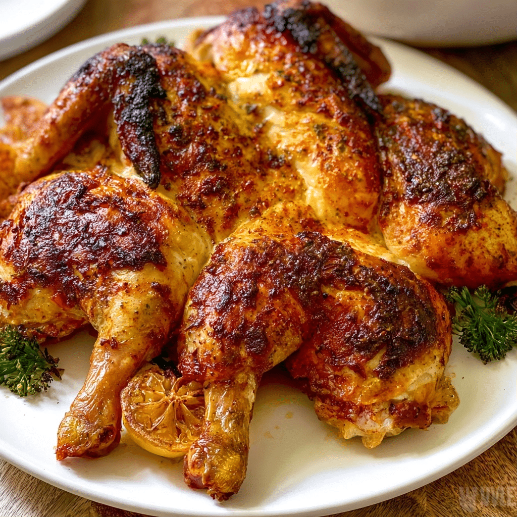 Juicy Roasted Spatchcock Chicken with Extra Crispy Skin
