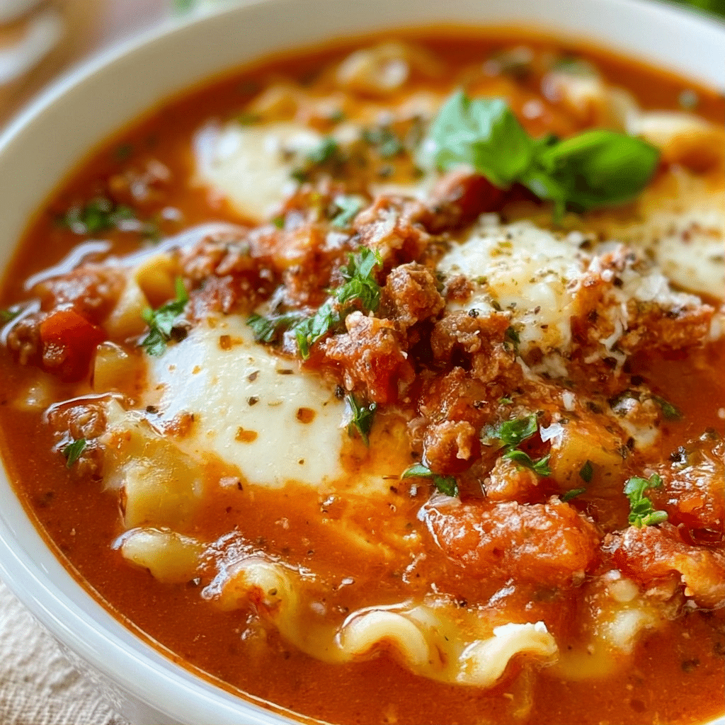 Easy Lasagna Soup Recipe | Cozy Comfort Food Dinner