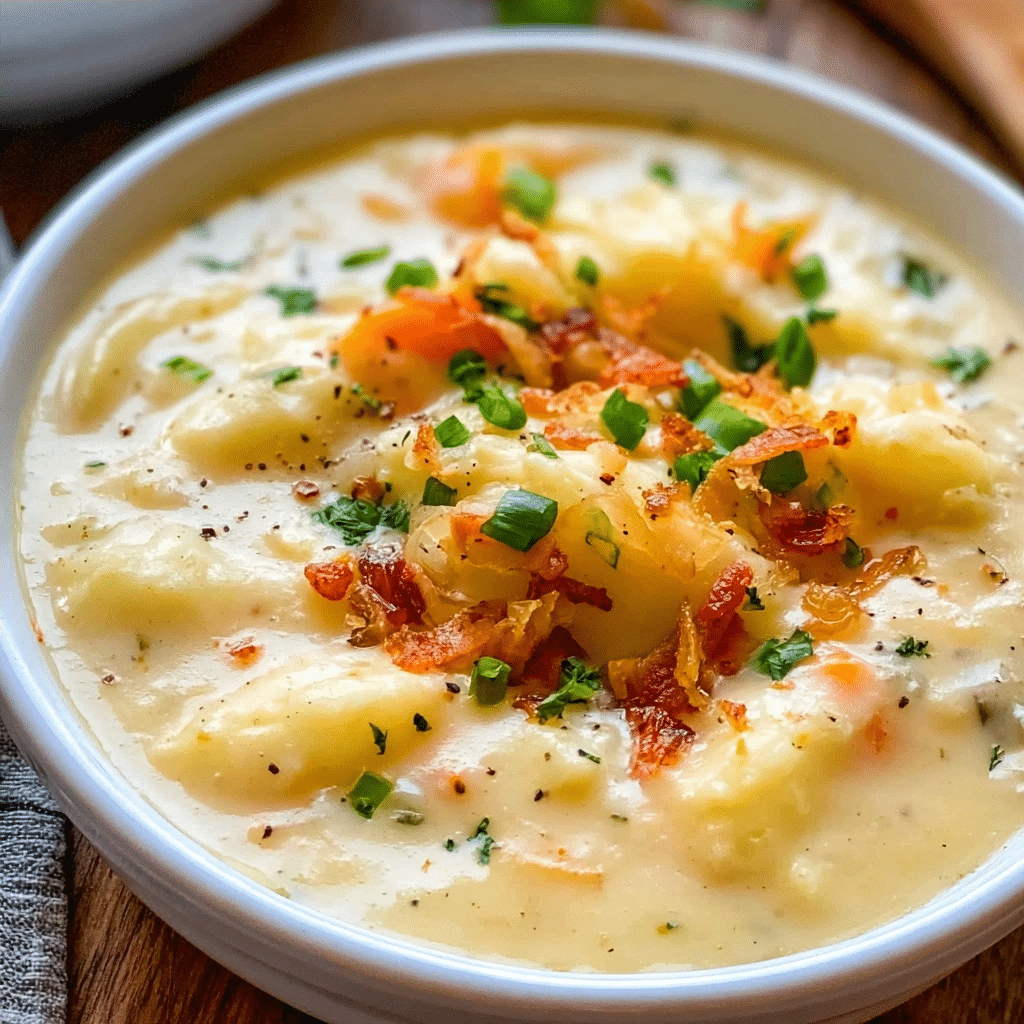 The Best Easy Crockpot Potato Soup (Creamy & Comforting)