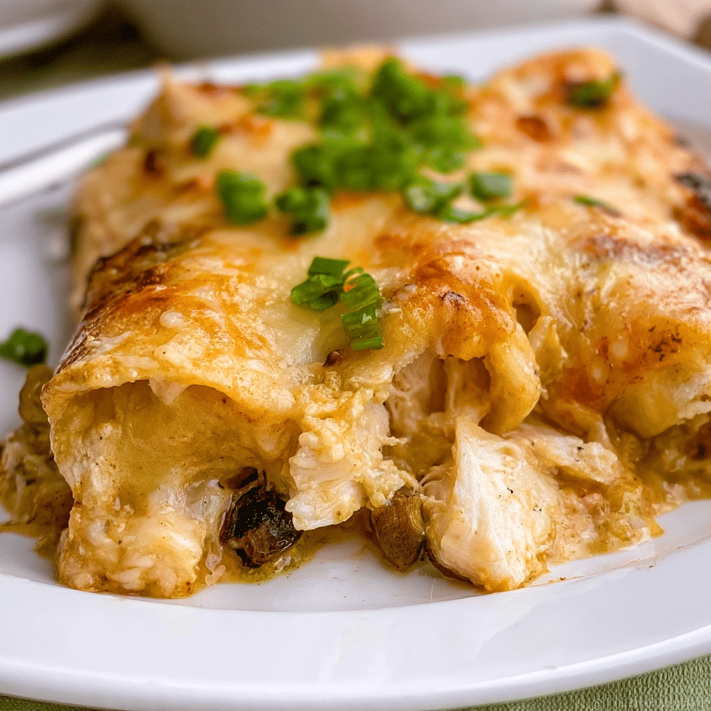 Low Carb White Chicken Enchiladas | Easy Mexican-Inspired Dinner