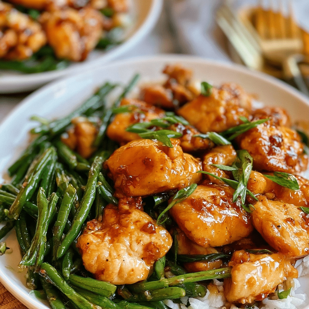 Honey Garlic Chicken and Green Beans (Easy Fall Dinner Idea)
