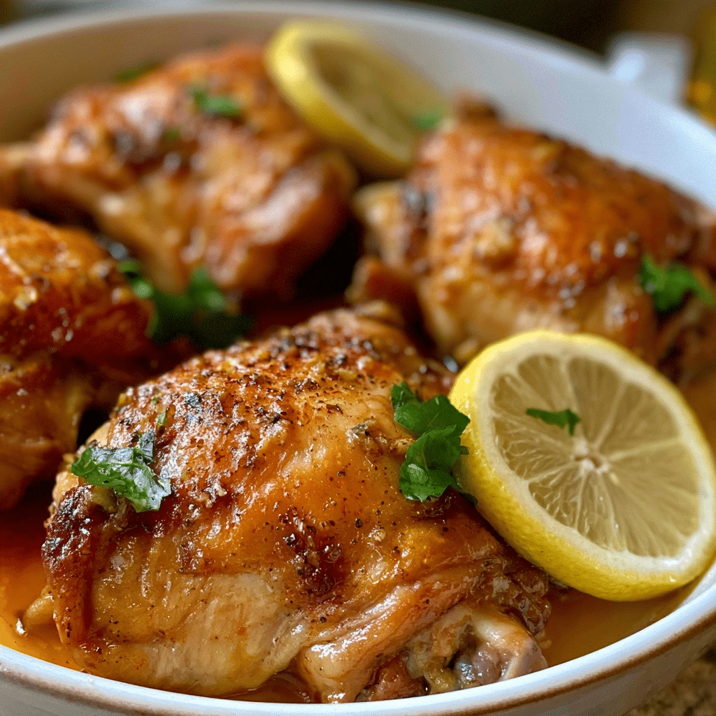 Lemon Garlic Chicken Thighs (Juicy, Easy Weeknight Dinner)